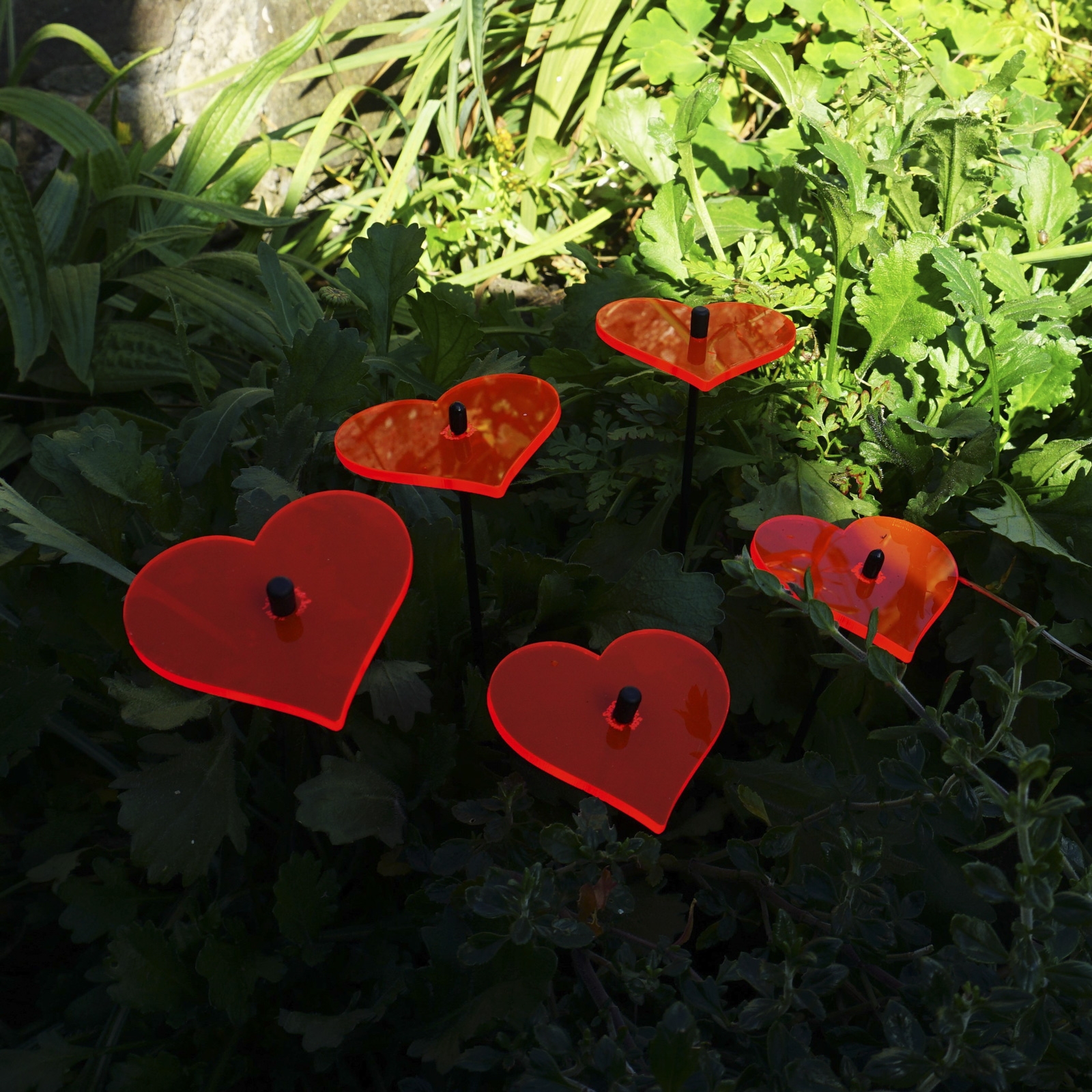 Click to view product details and reviews for 25cm Hearts Garden Stakes 5 Pack.