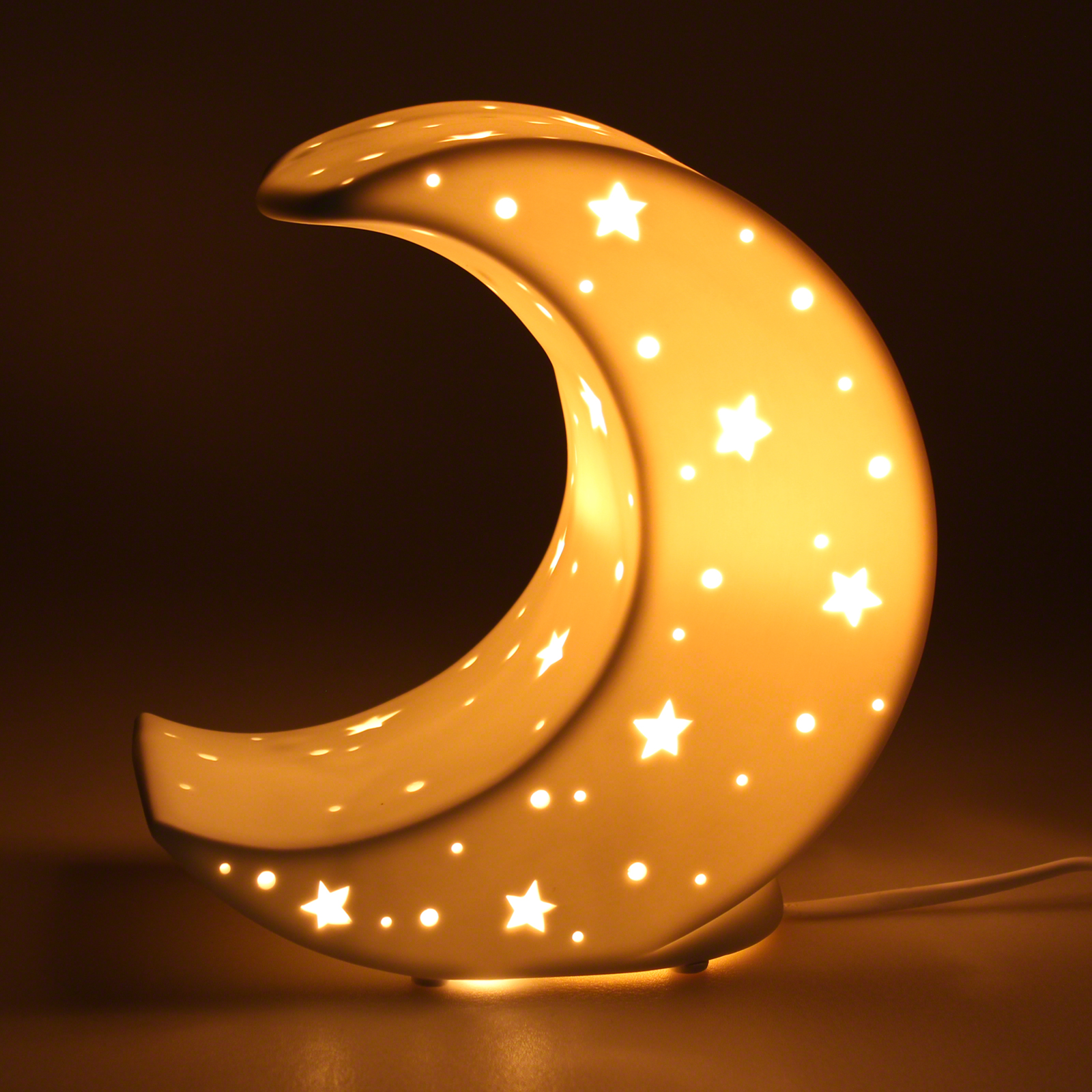 Click to view product details and reviews for 3d Ceramic Lamp Moon.