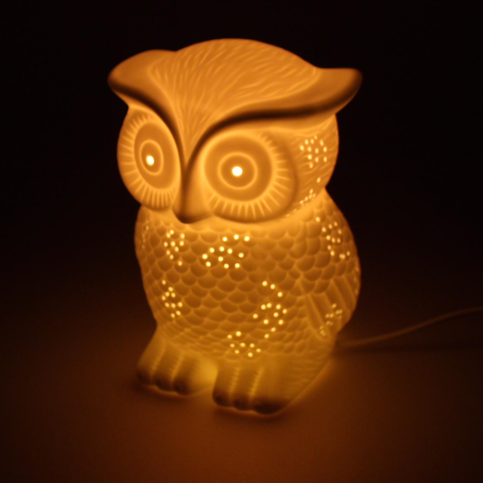 Click to view product details and reviews for 3d Ceramic Lamp Owl.
