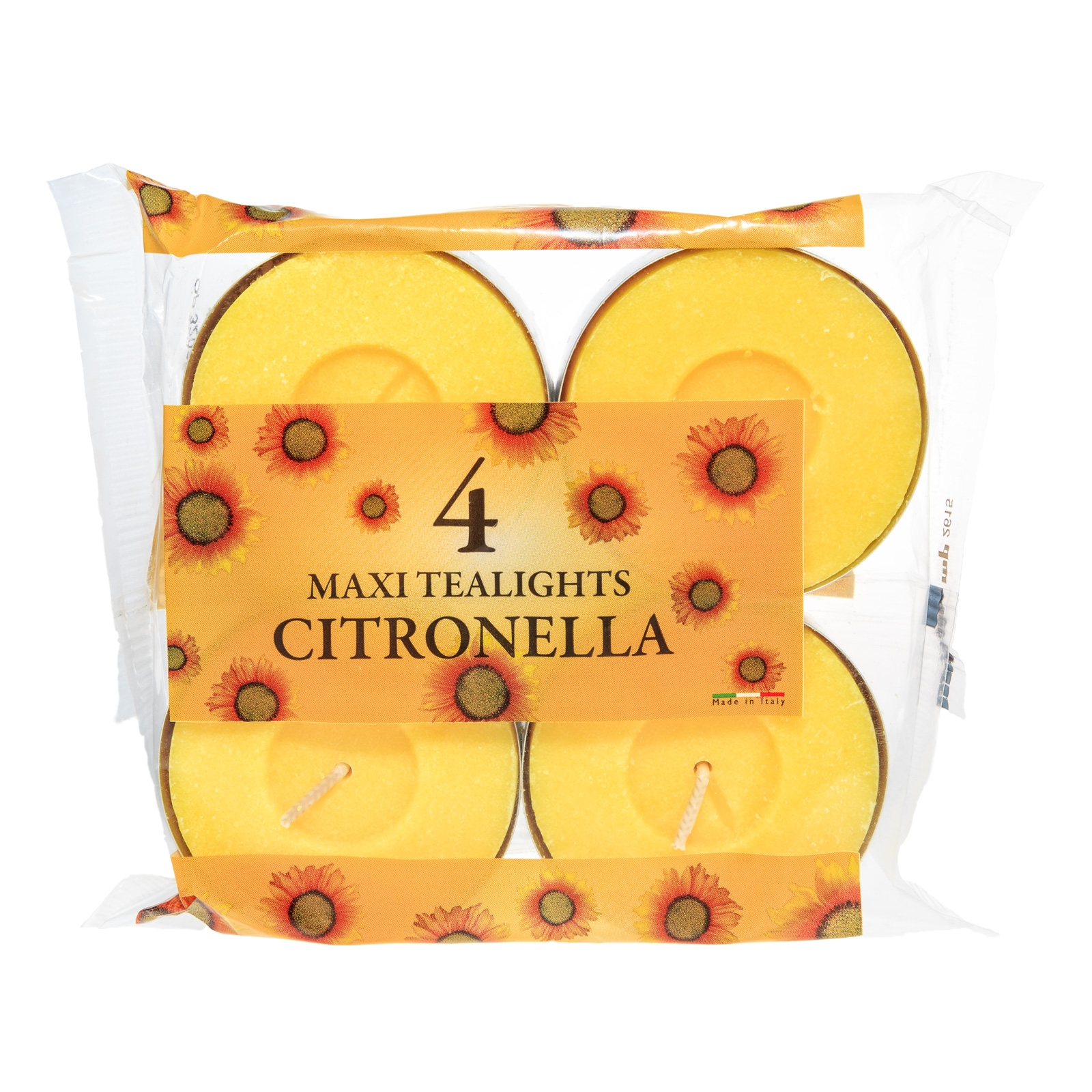 Click to view product details and reviews for 4 X Maxi Citronella Tealight Candles.