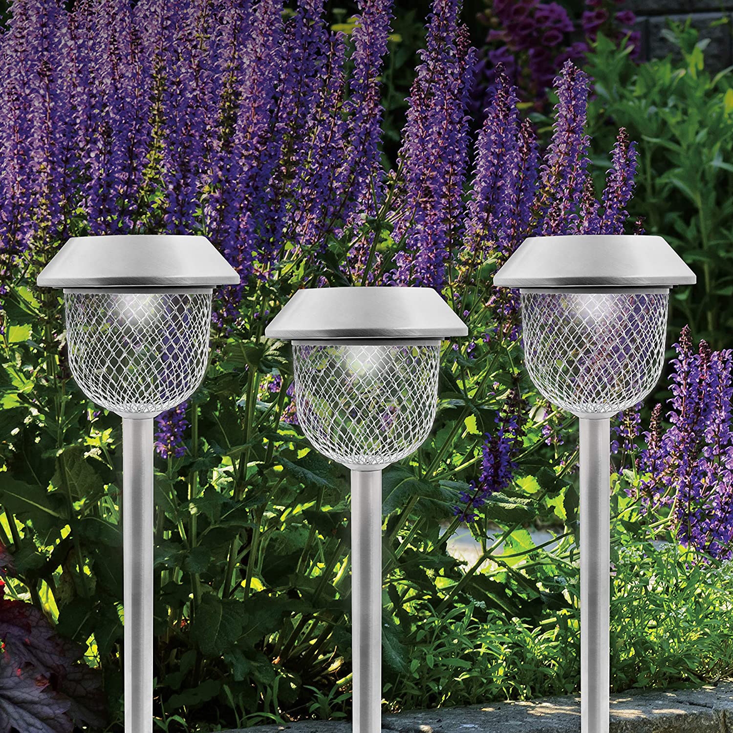 Click to view product details and reviews for 6 X Mesh Solar Stake Lights.