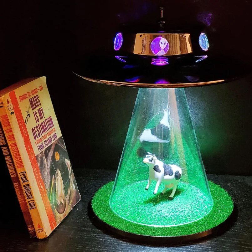 Click to view product details and reviews for Alien Abduction Lamp With Aurora Led Effect.
