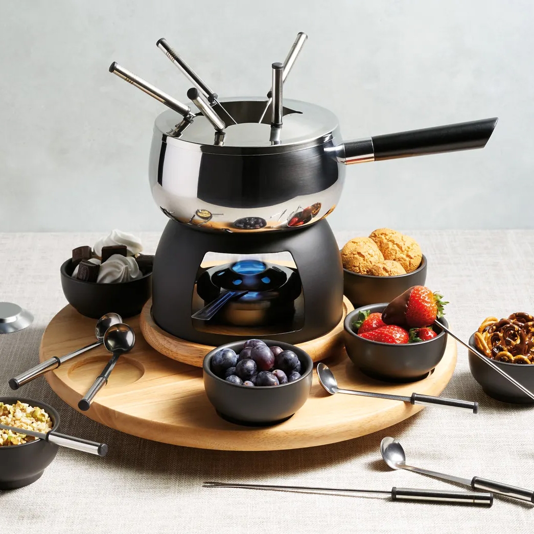 Click to view product details and reviews for Deluxe 6 Person Fondue Set By Artesa.