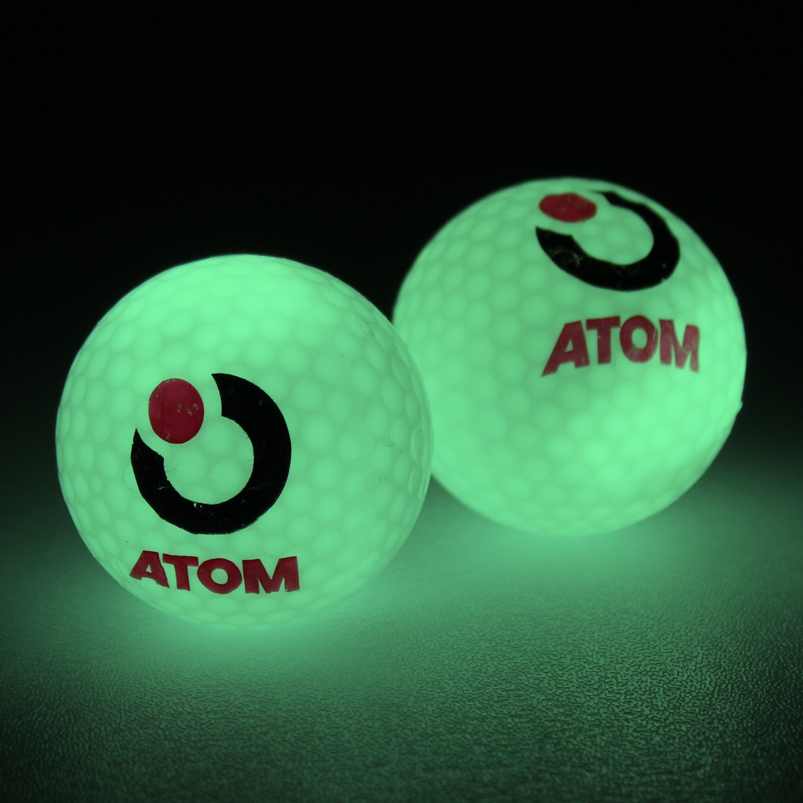 Atom Glow Uv Golf Balls 2 Pack