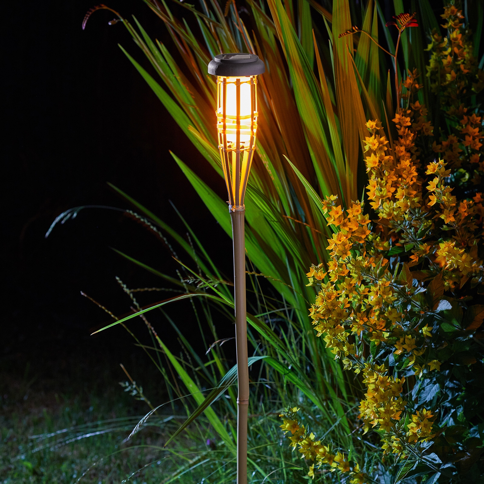 Click to view product details and reviews for Solar Flaming Bamboo Torch X 3.
