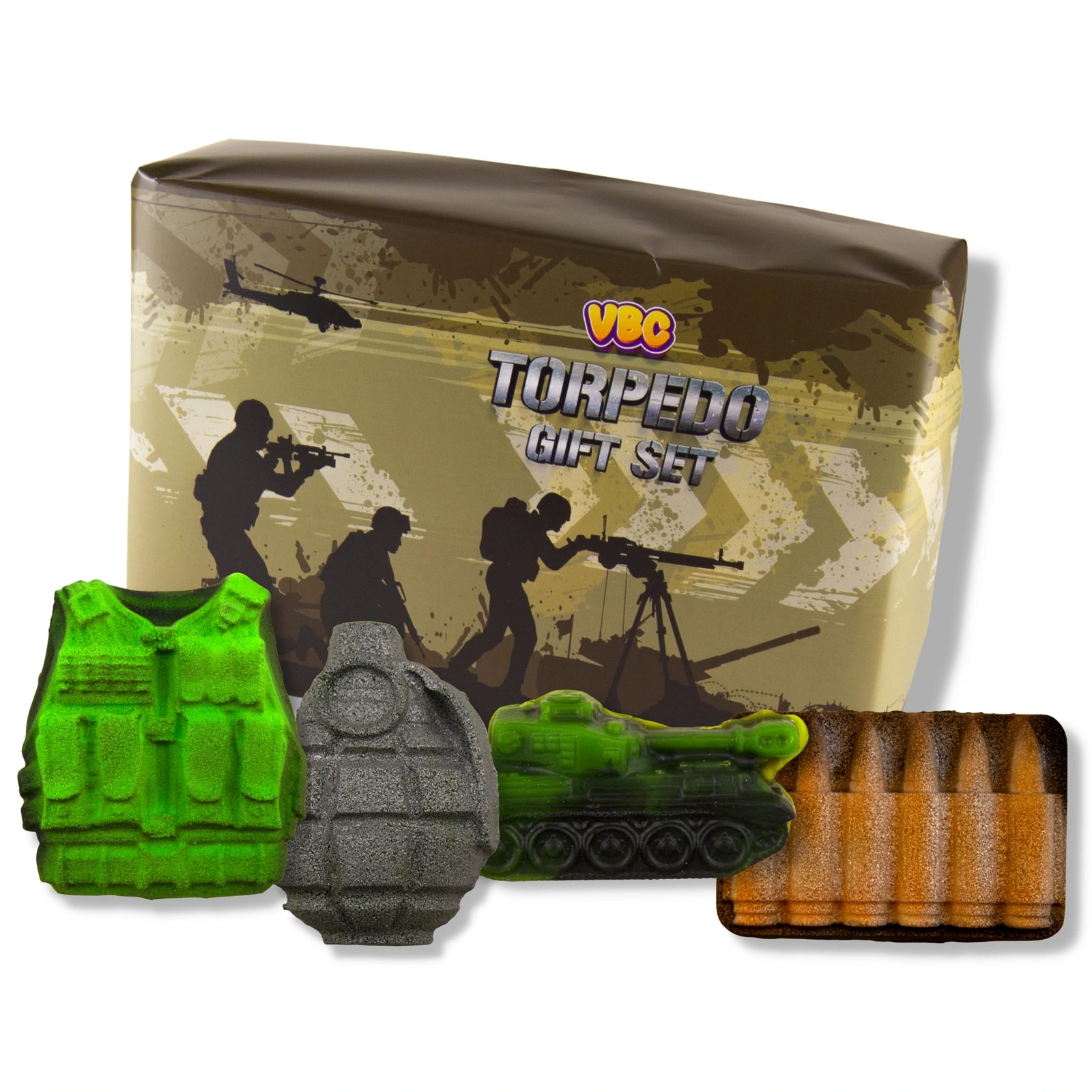 Click to view product details and reviews for Military Torpedo Bath Bomb Gift Set.