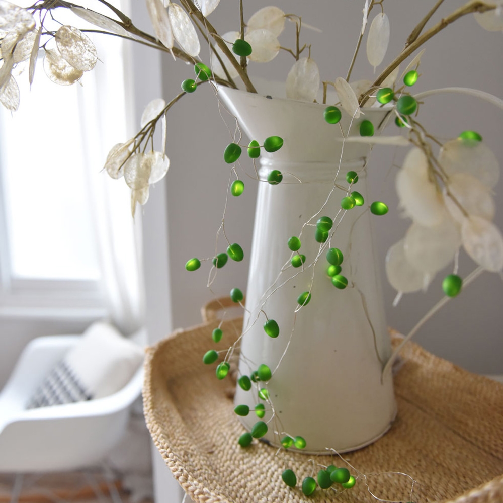 Click to view product details and reviews for Battery Operated Teardrops Jade Light Chain.