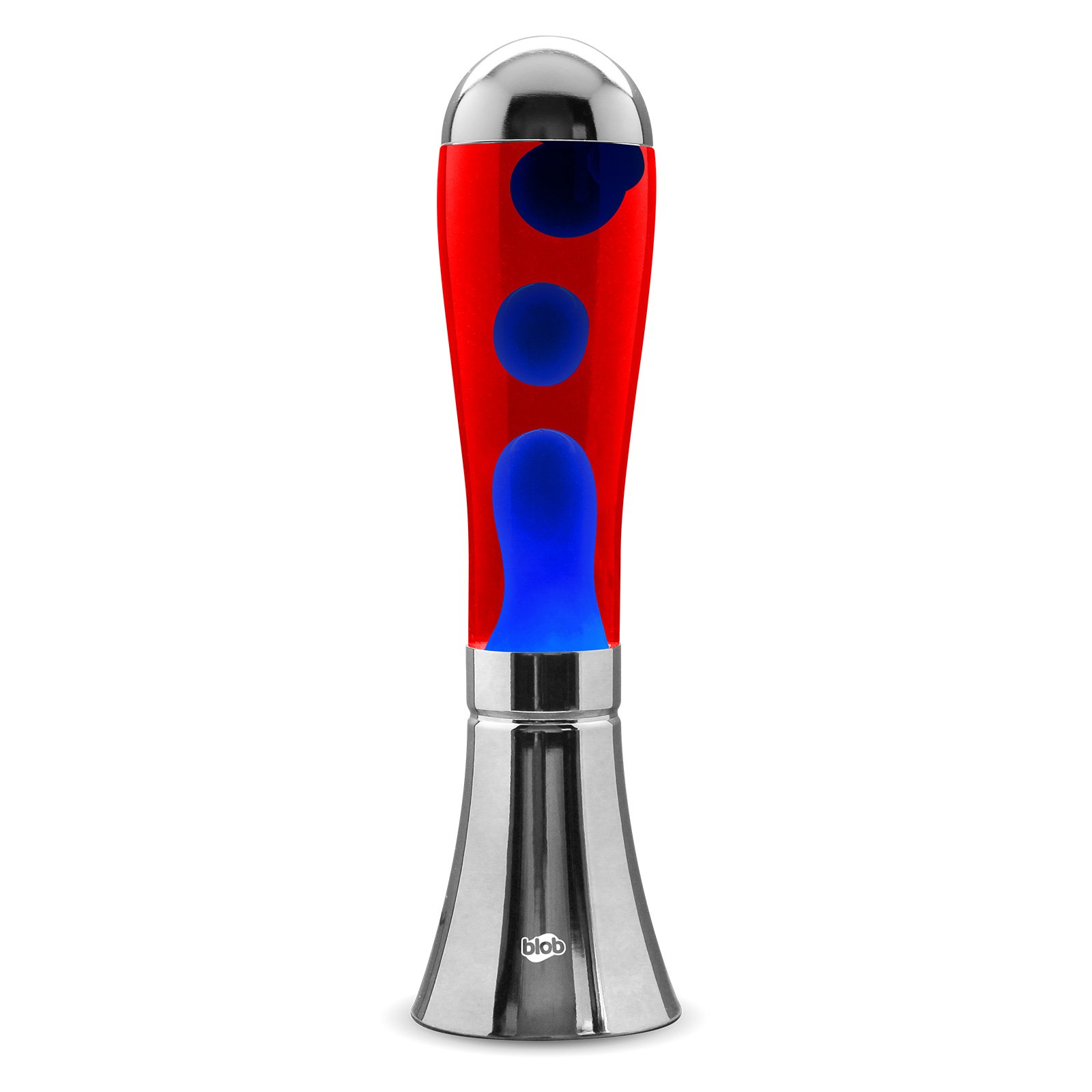 Click to view product details and reviews for Big Blob Blob Lamps Lava Lamp Silver Base Blue Red.