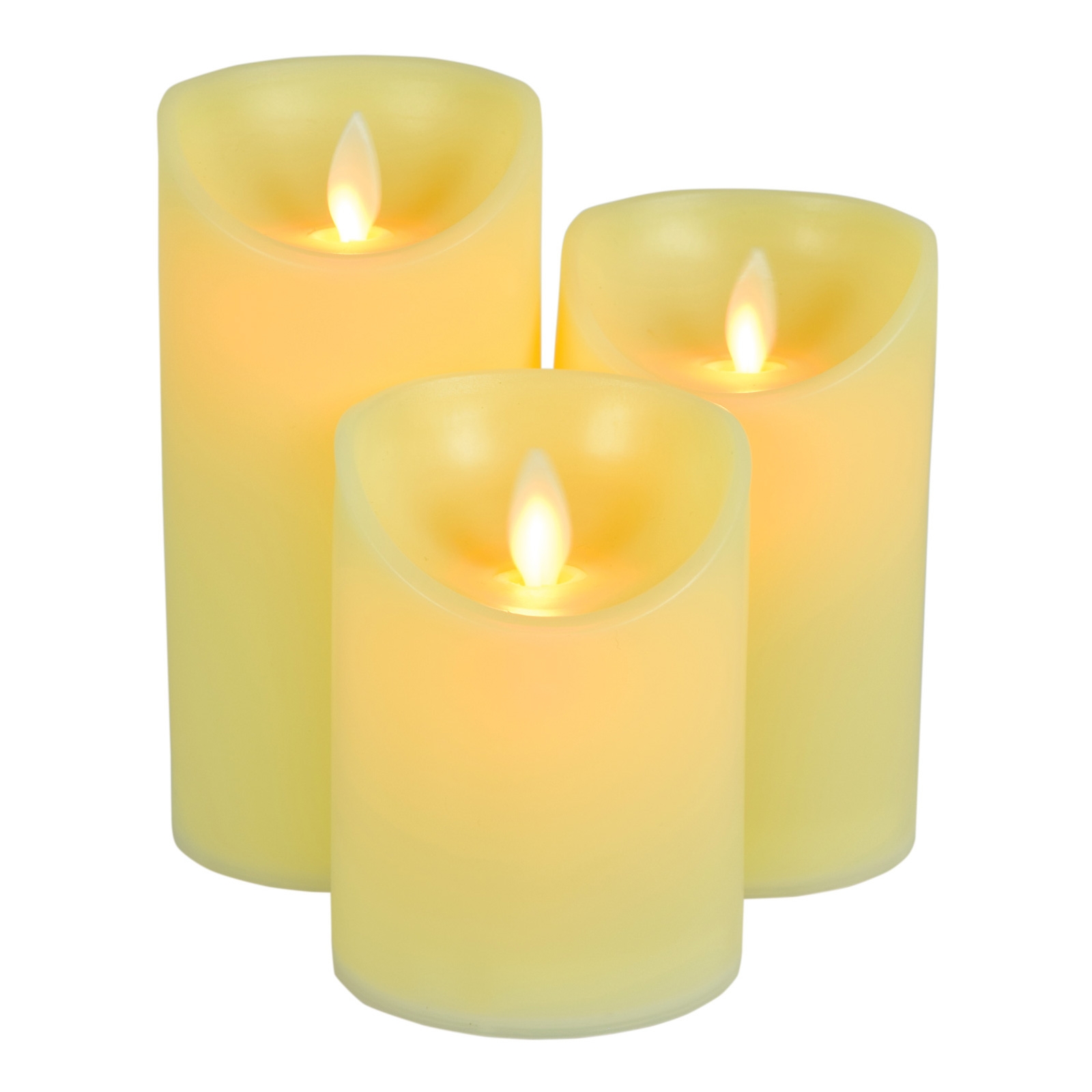 3 Dancing Flame Led Candles