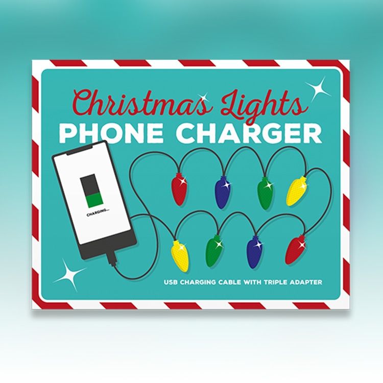 Christmas Lights Phone Charger Triple Adaptor