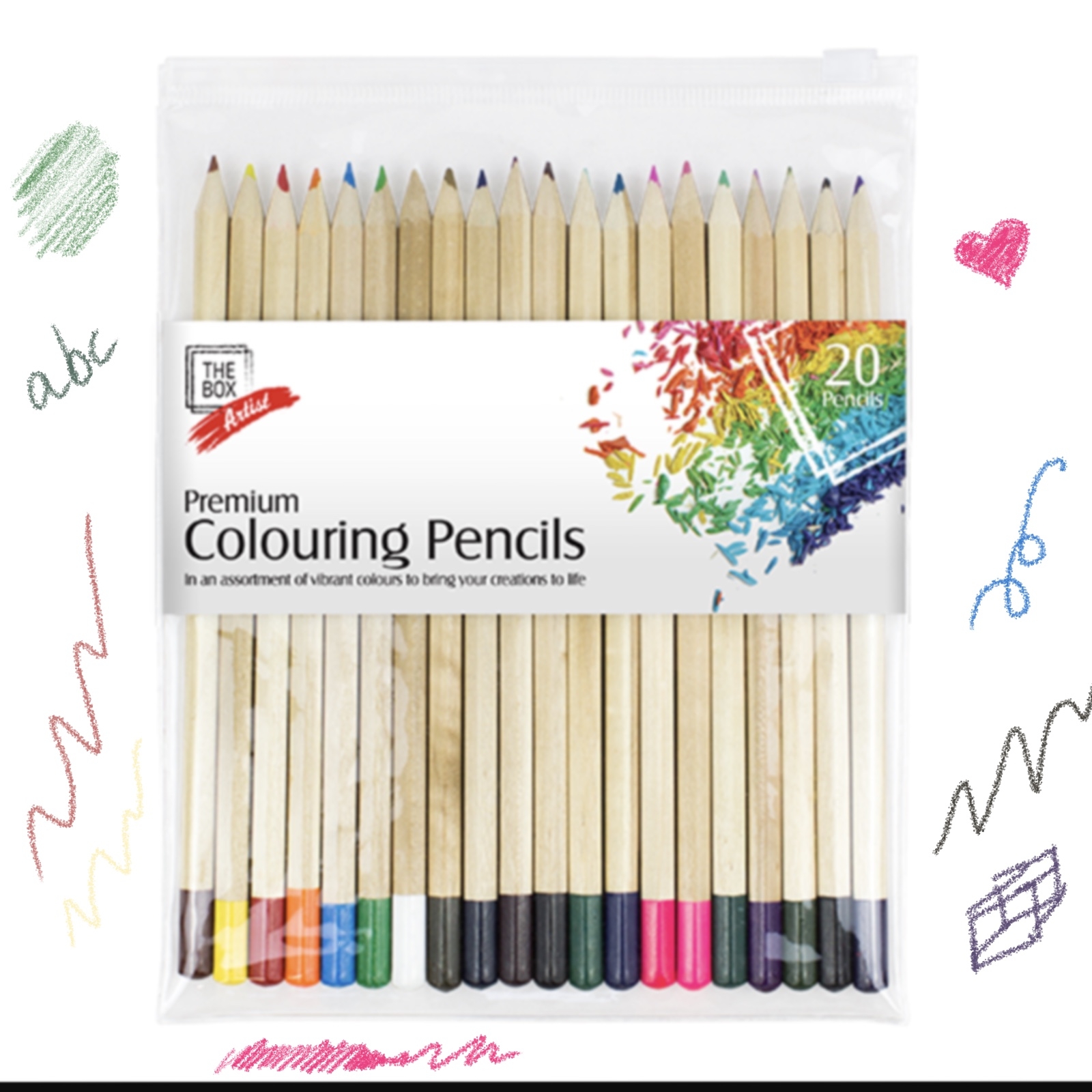 Click to view product details and reviews for 20 Premium Colouring Pencils.