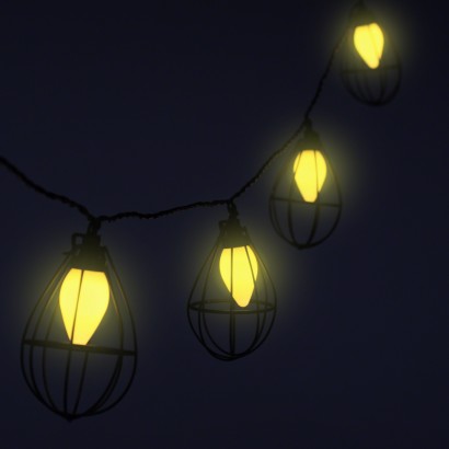 Mini Industrial Bulb Cage String Lights