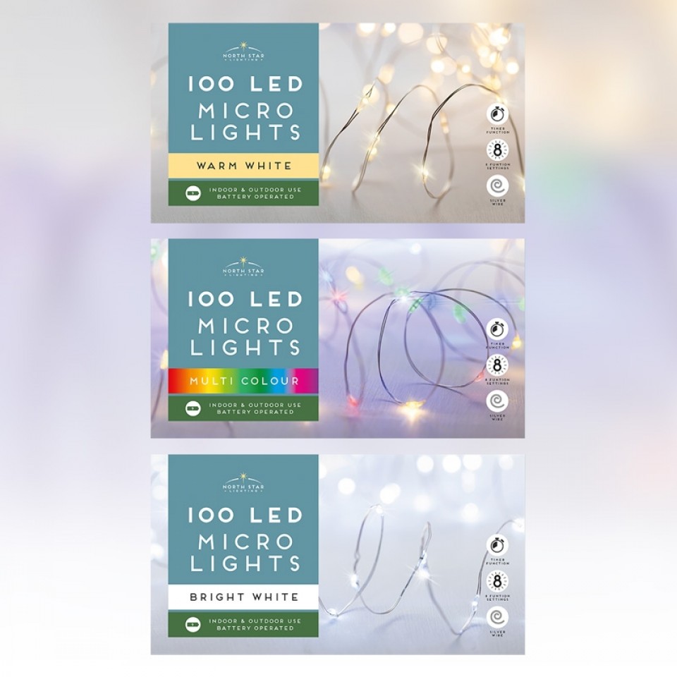  100 LED Lights Indoor/Outdoor Multi Function + Timer