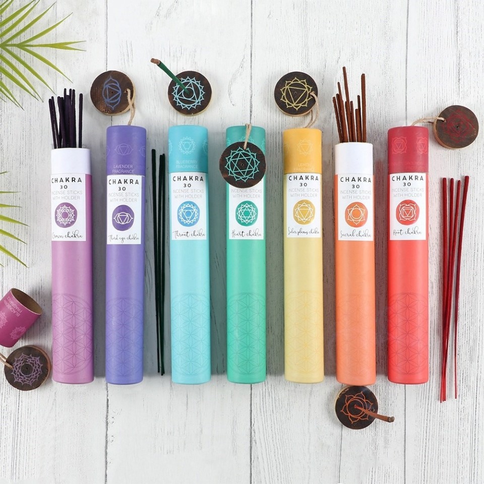  30 x Chakra Incense Sticks