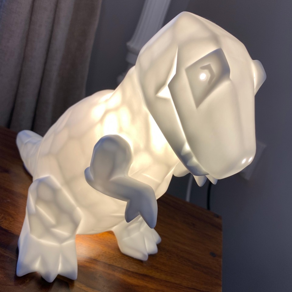  3D Ceramic Lamp Dinosaur