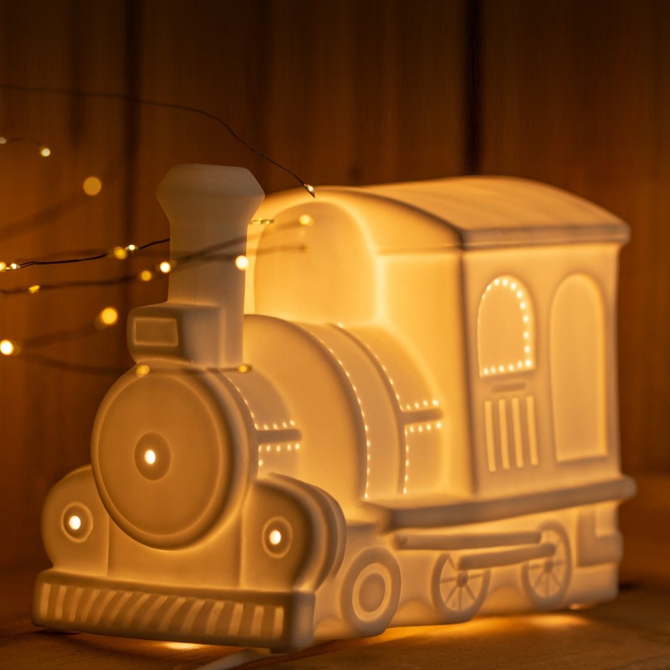  3D Ceramic Lamp Train