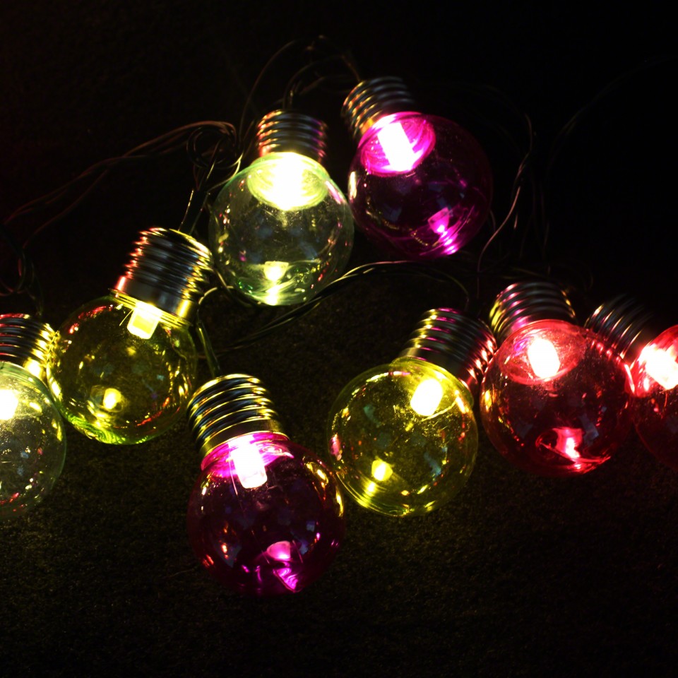  50 LED Multi-Coloured Retro Lights