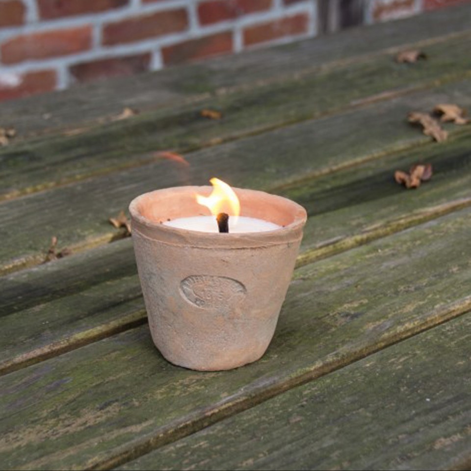  Aged Terracotta Candle