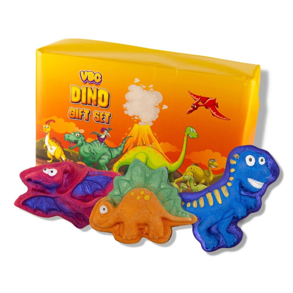  Dinosaur Bath Bomb Gift Set