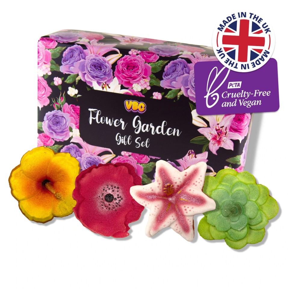  Flower Bath Bomb Gift Set