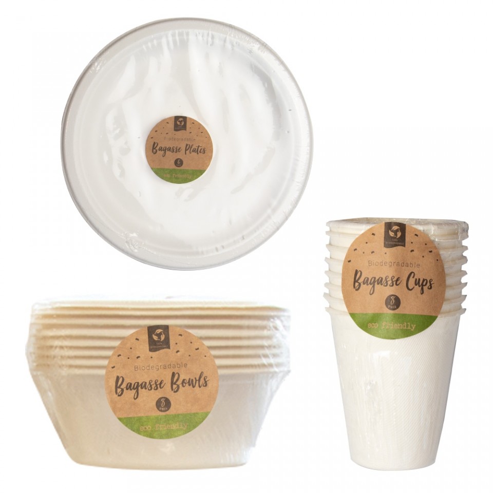  Biodegradable Bagasse Tableware