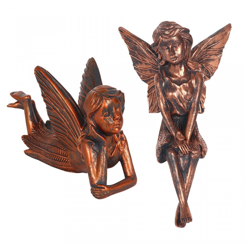 Single ornament supplied Bronze Effect Fairy Garden Ornament