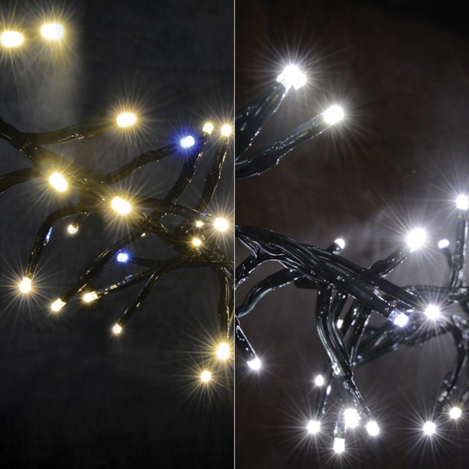 til bundet det tvivler jeg på gnier LED Cluster Twinkling Fairy Lights with Timer