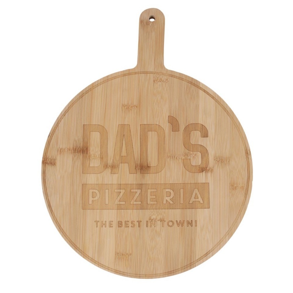  Dad's Pizzeria Wooden Bamboo 12" Pizza Board