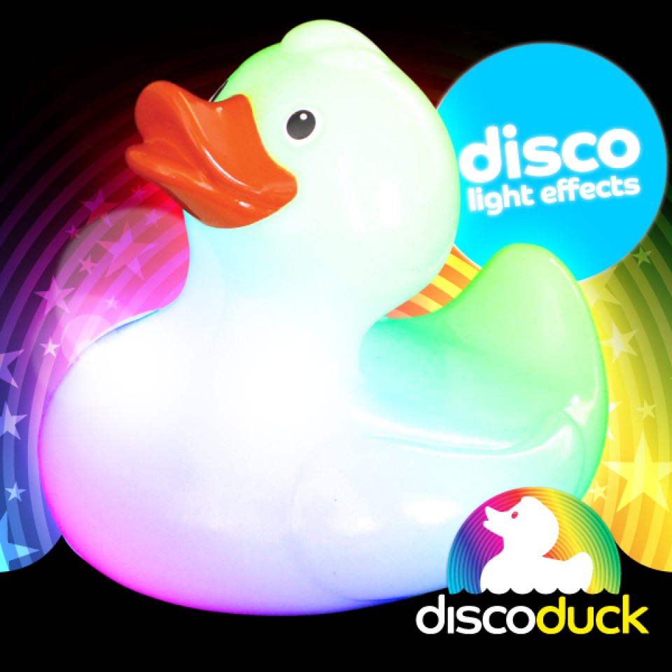  Light Up Bath Duck - Disco Duck