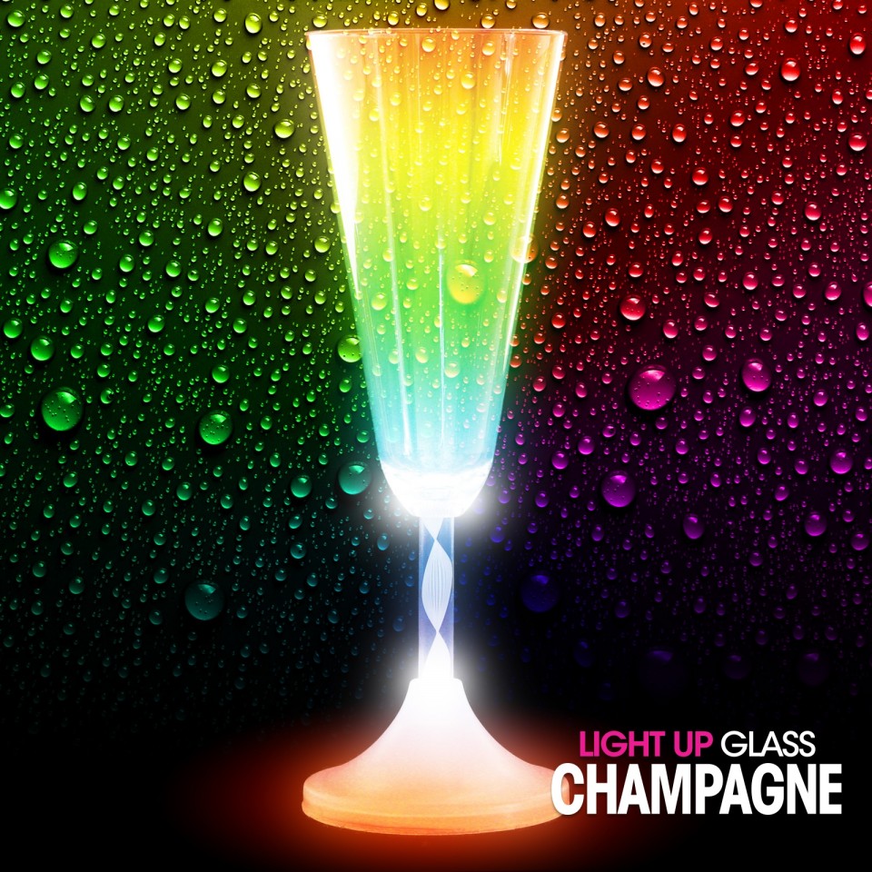  Light Up Champagne Glass Wholesale