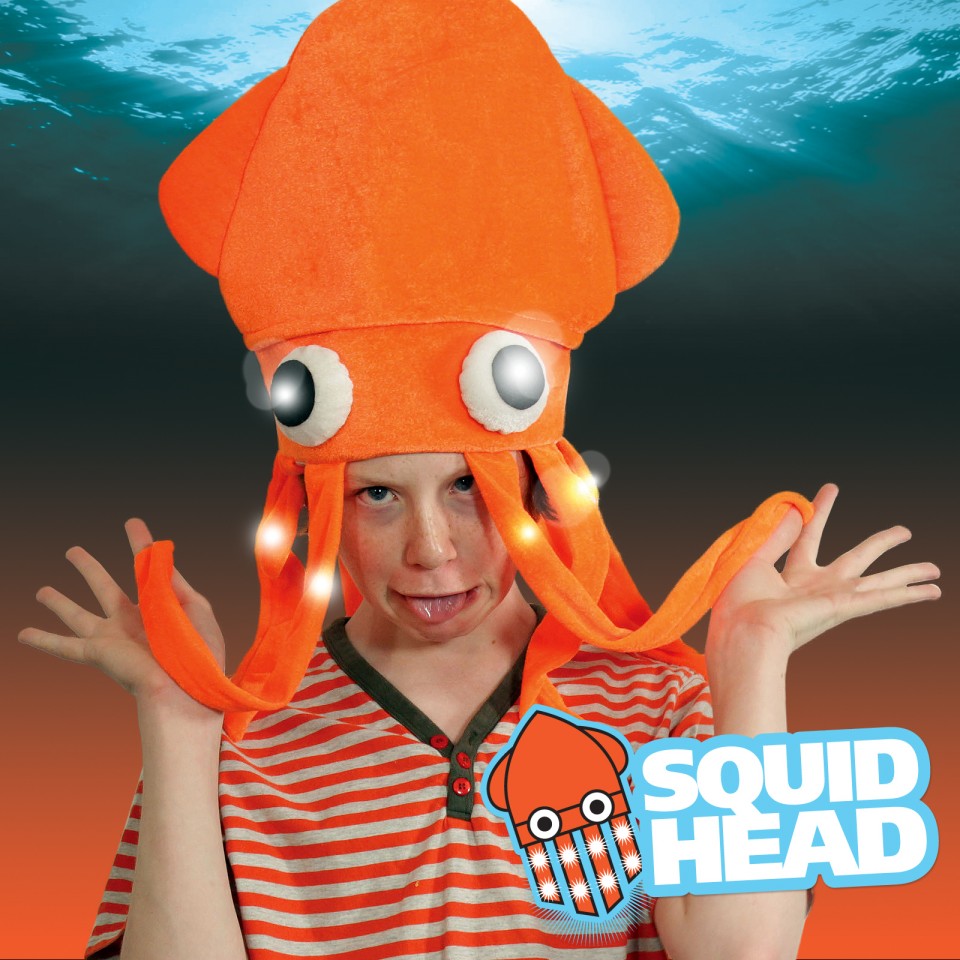  Flashing Squid Hat Wholesale