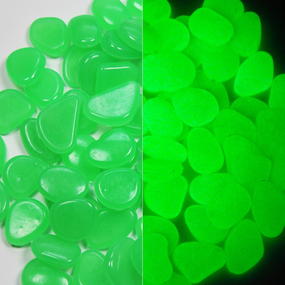  Glow Pebbles - Green