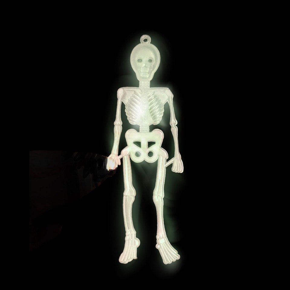  Skeletons Glow in the Dark - 16 Pack