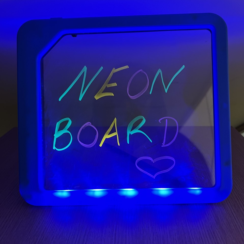  Neon Drawing Board