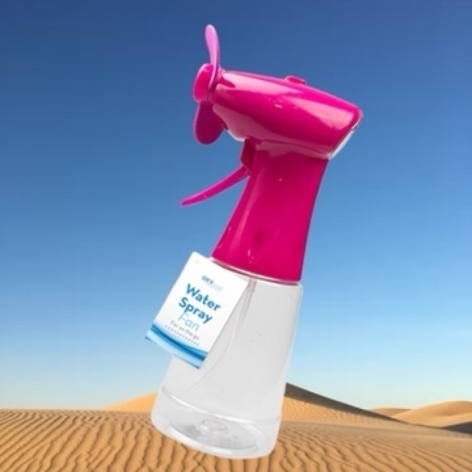  Water Bottle Spray Fan