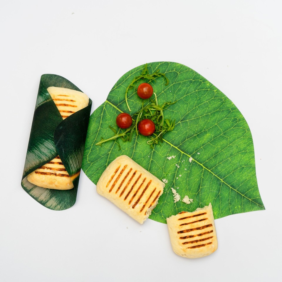  Leaf Shaped Food Wraps - Beeswax & Cotton