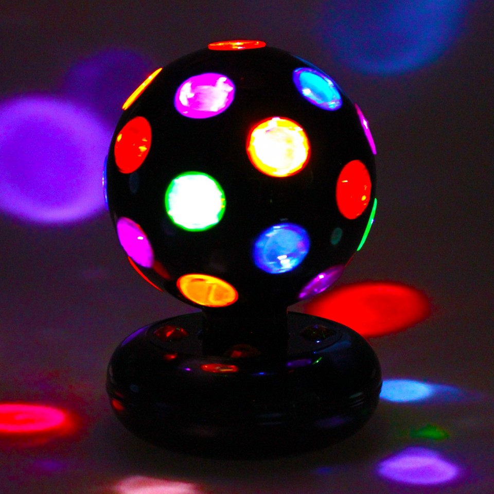  5" LED Rotating Disco Ball