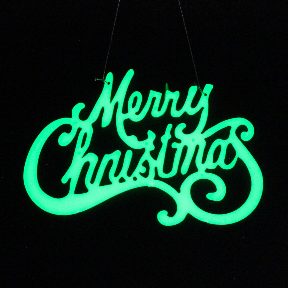  Merry Christmas Glow Sign