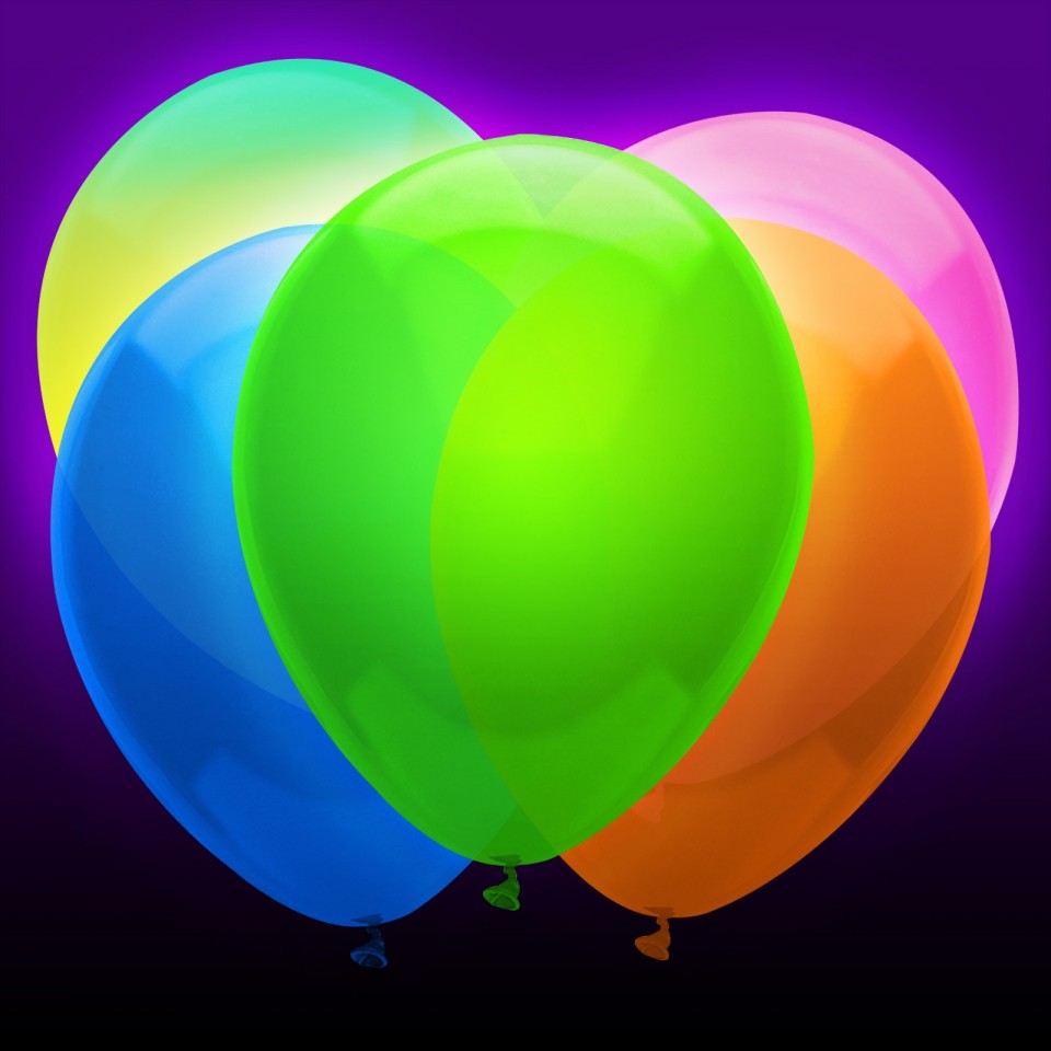  UV Neon Balloons