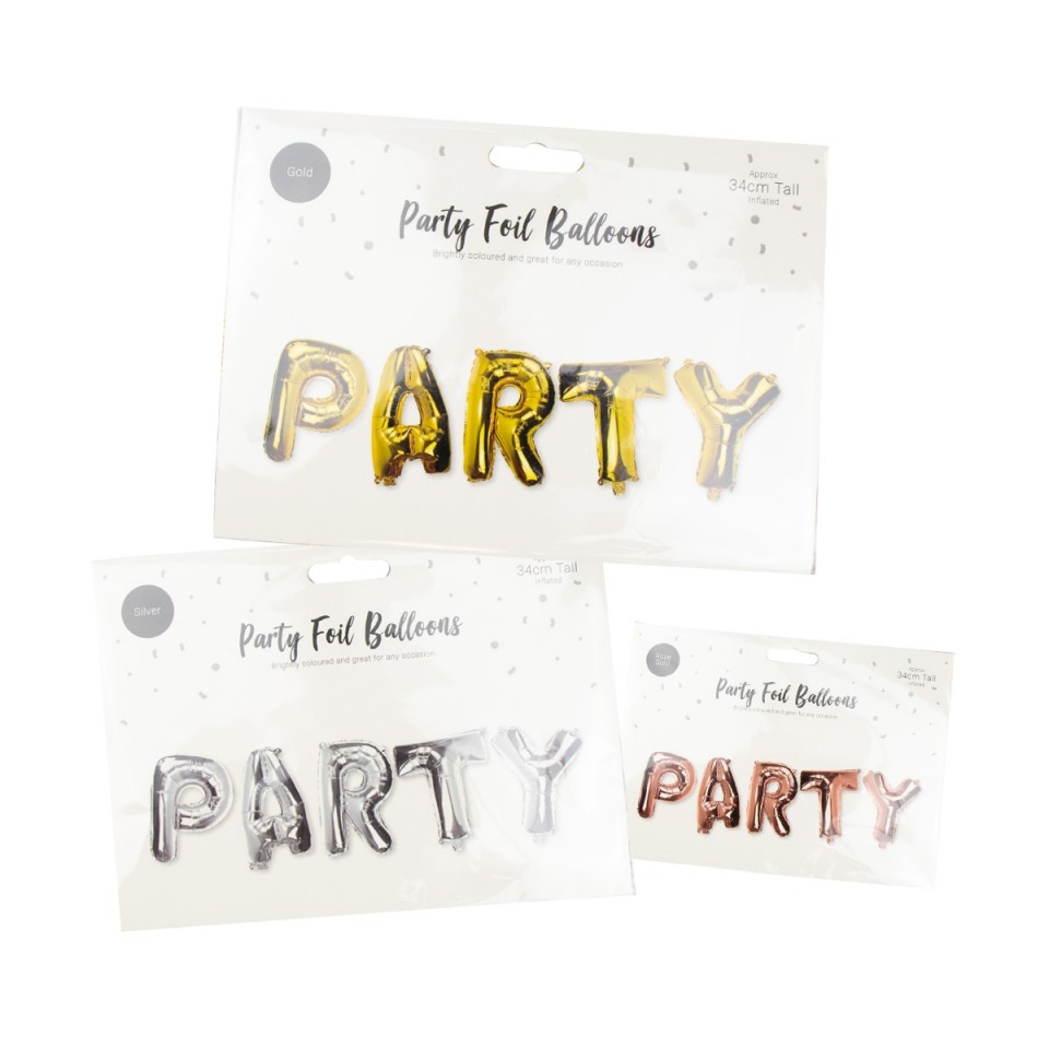  Party Foil Balloons