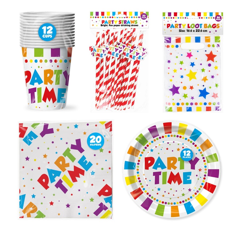  Party Paper Tableware
