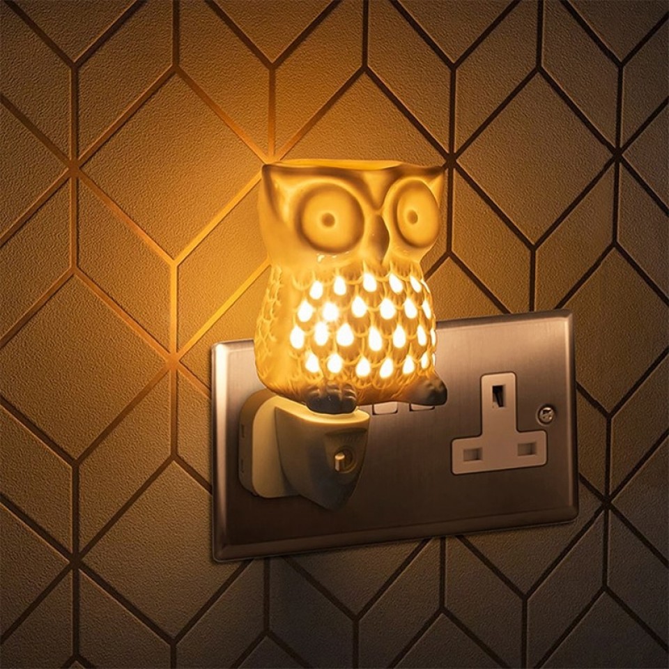  Plug in Fragrance Warmer - White Owl
