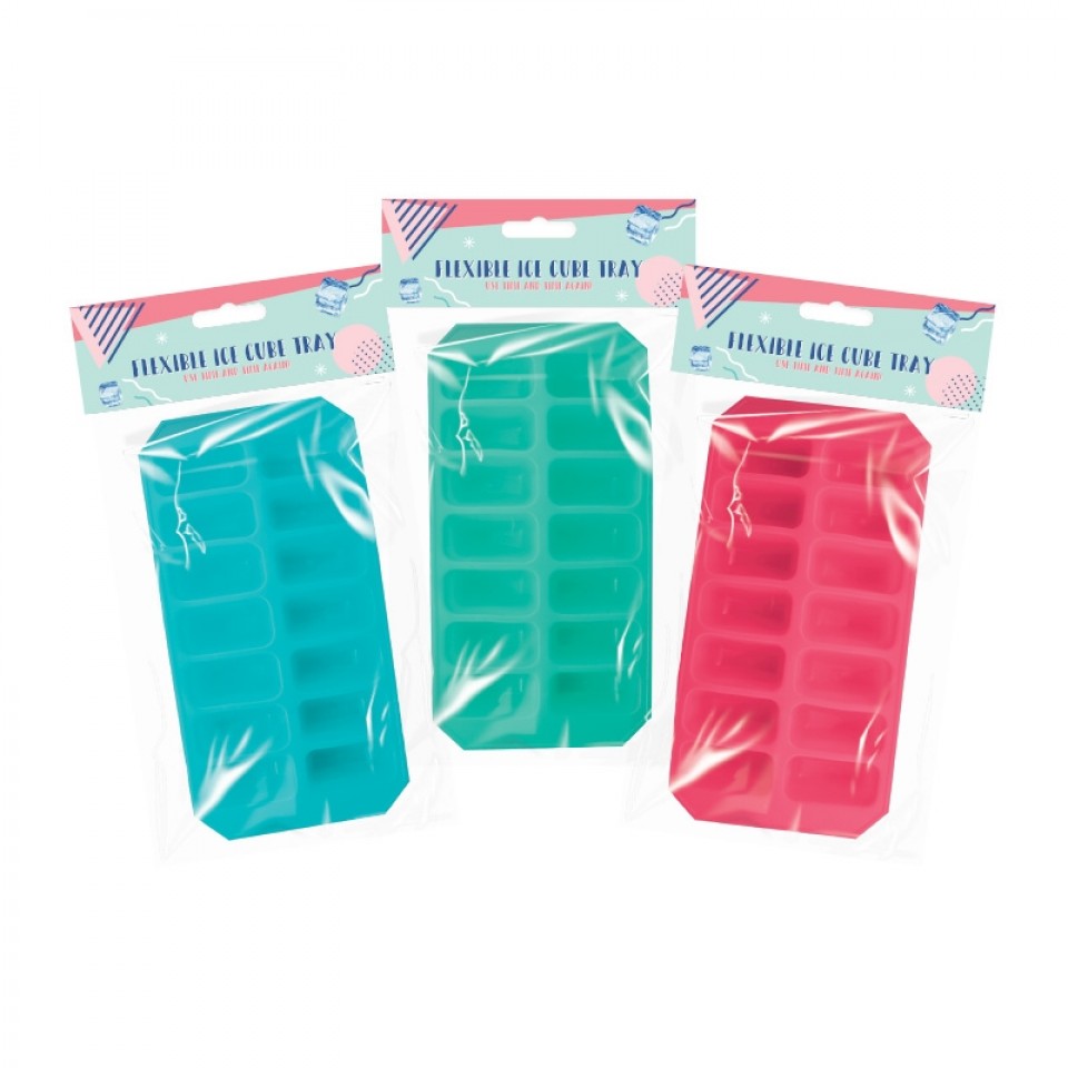 Colour will be chosen at random unless specified Silicone Ice Cube Tray