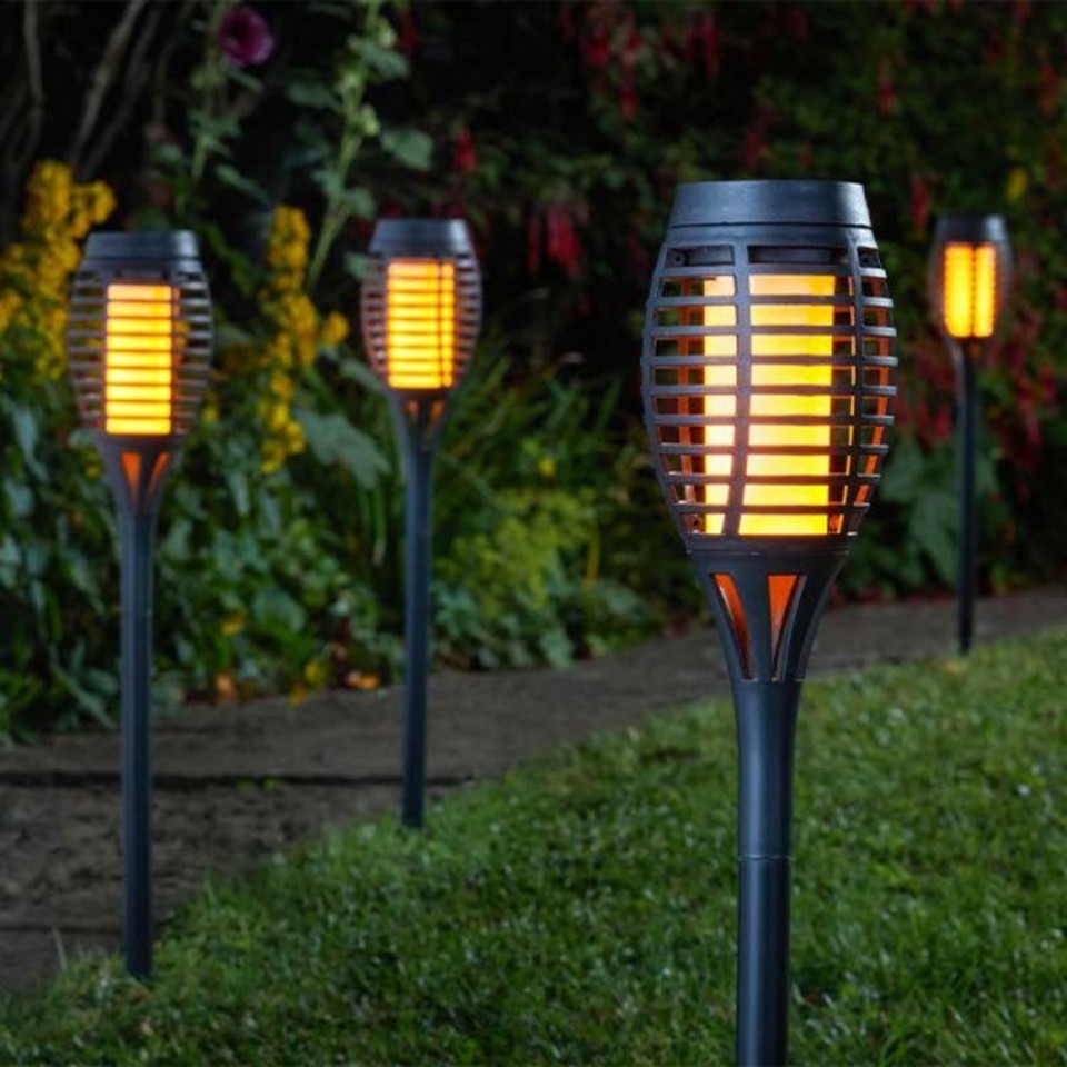  Solar Party Flaming Torch (5 pack) 