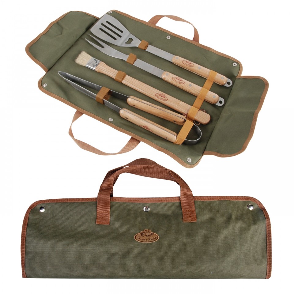  Deluxe Stainless Steel BBQ Tool Set
