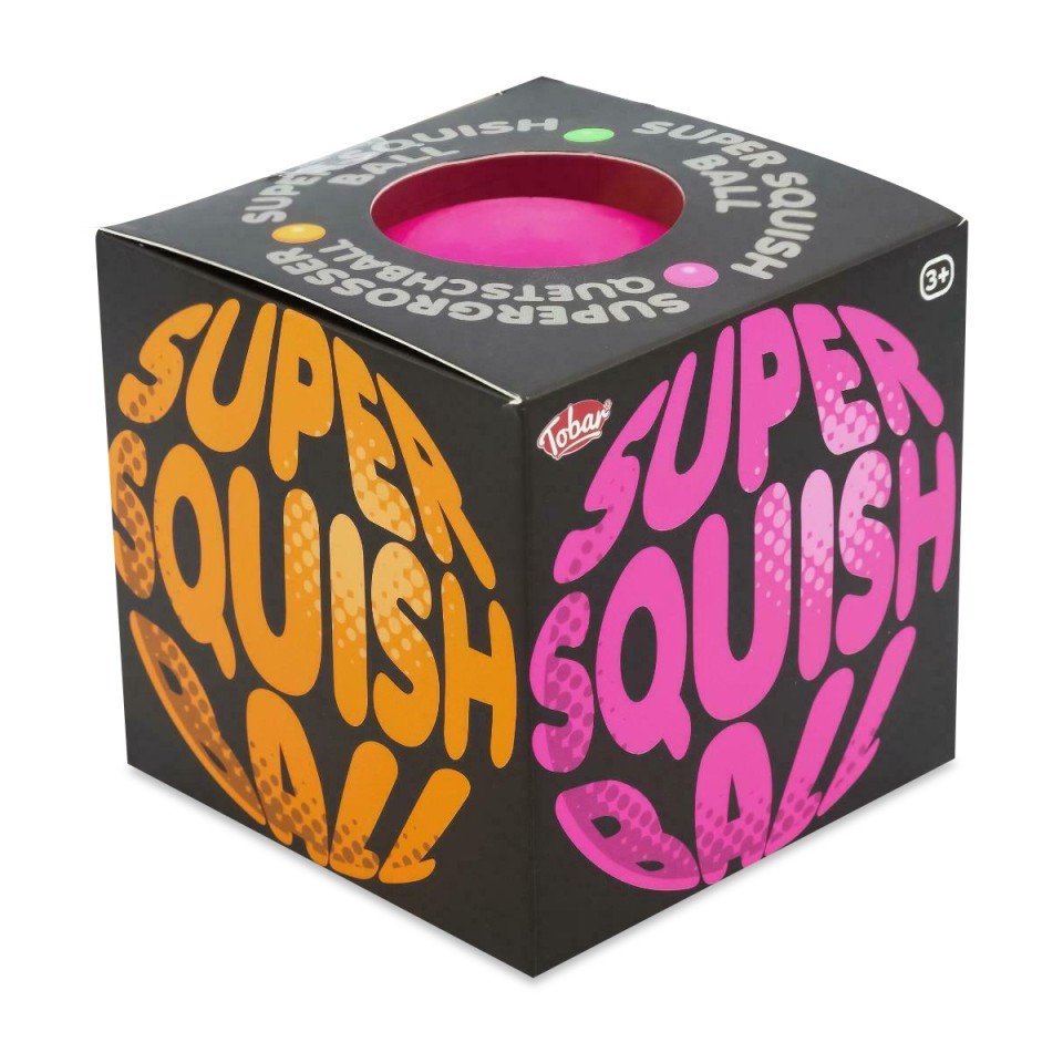  Super Squish Ball - Bright Neon Colours