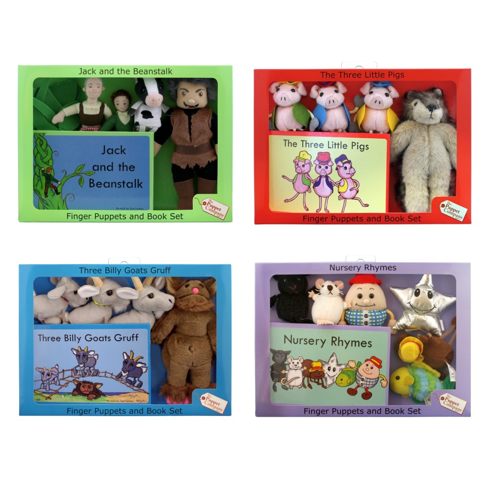  Traditional Story Finger Puppet & Book Sets