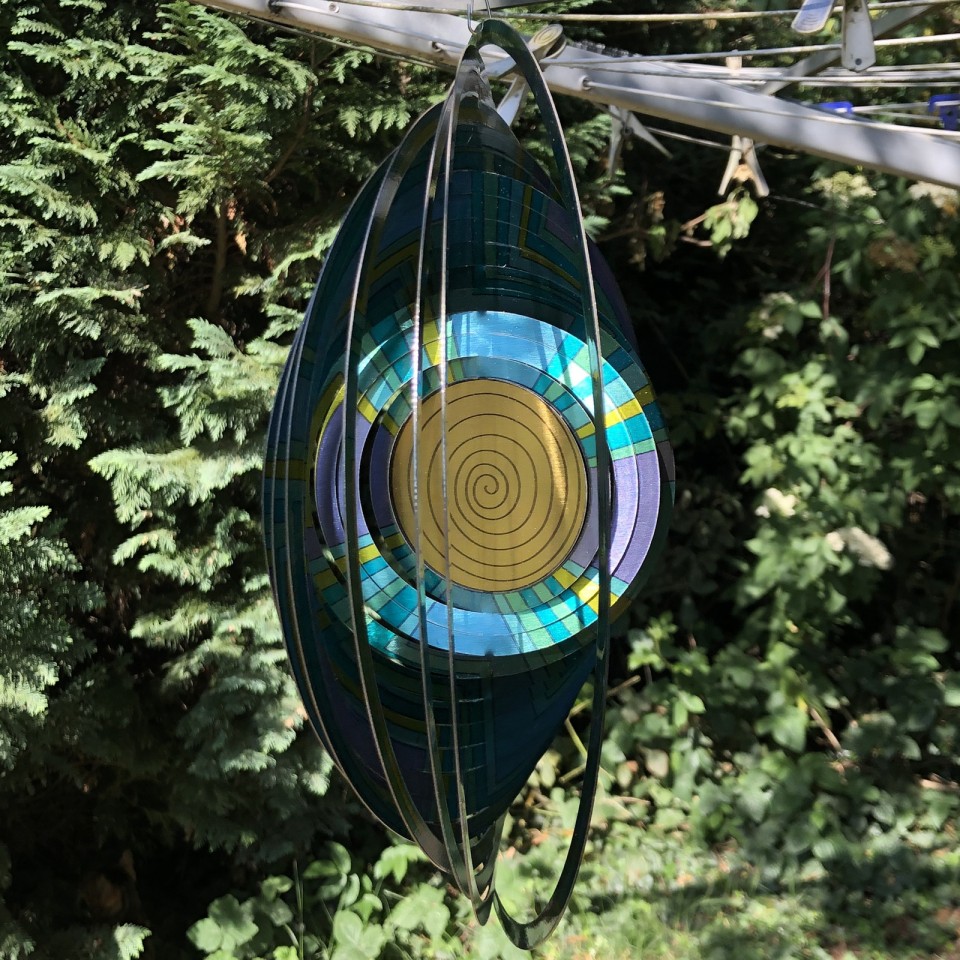  Mandala Swirl Wind Spinner