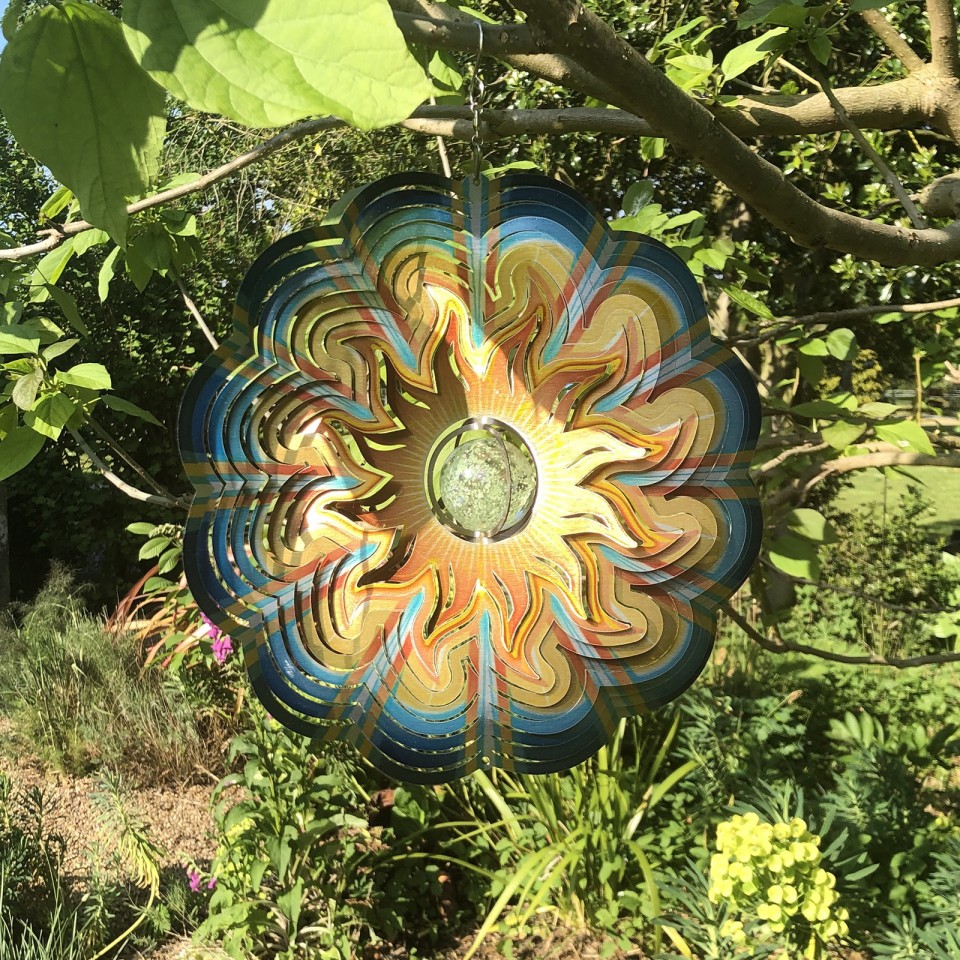  Sun Glow Ball Wind Spinner