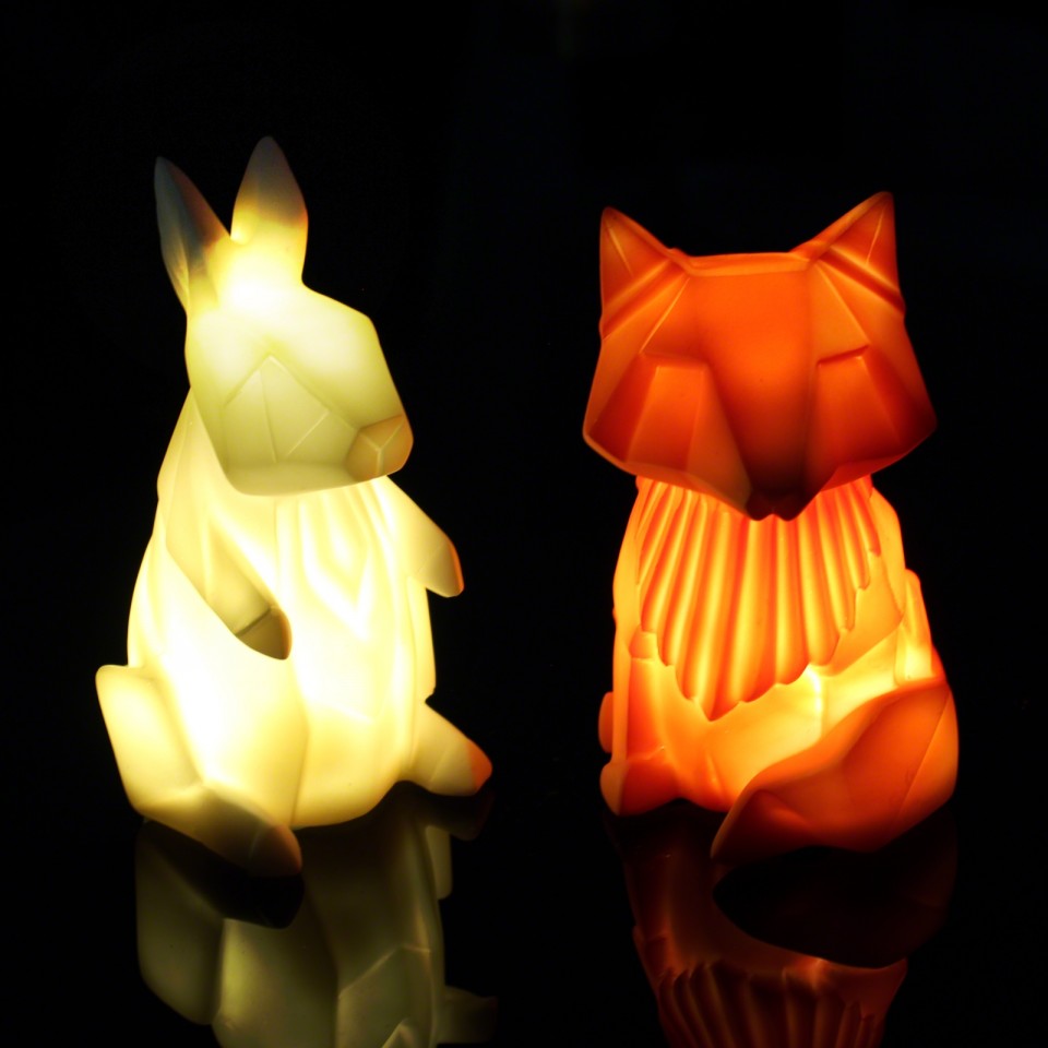 Mini Origami Woodland Animal Lights